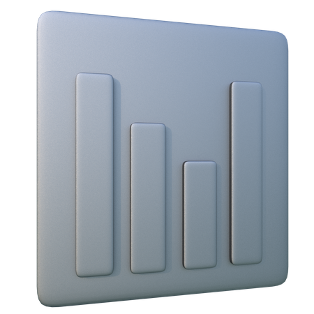 Bar Chart  3D Illustration