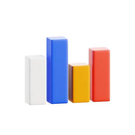 Bar Chart  3D Icon