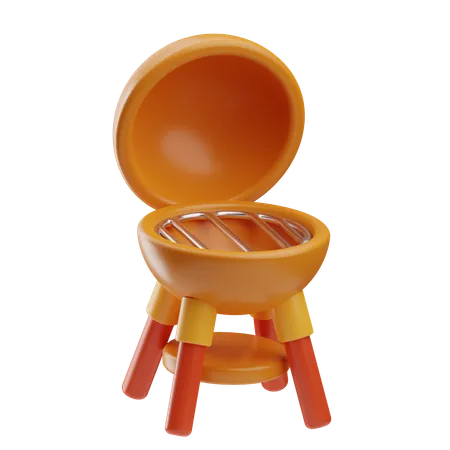 Barbecue Grill  3D Icon