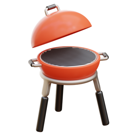 Barbeque Grill  3D Illustration