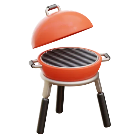 Barbeque Grill  3D Illustration