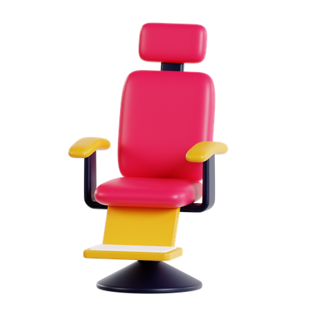 Barber Chair  3D Icon