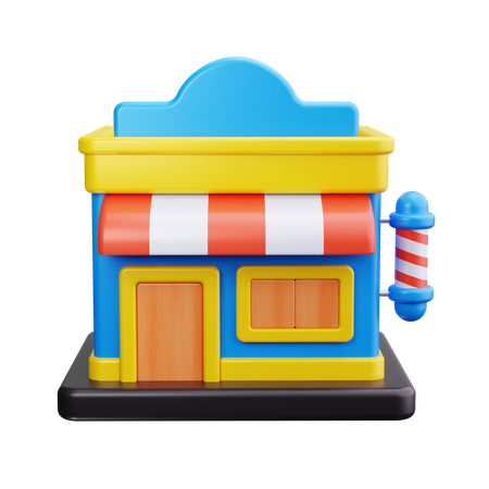 Barber Shop  3D Icon