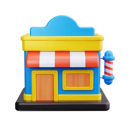 Barber Shop  3D Icon