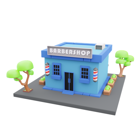 Barbershop  3D Icon