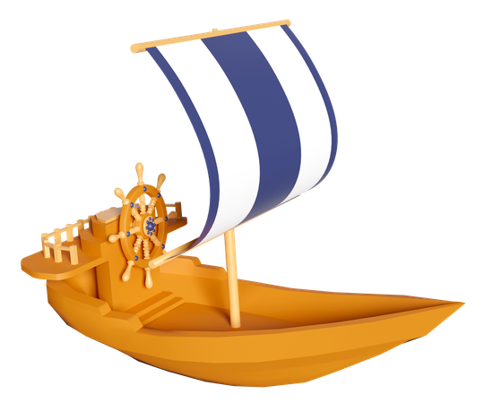 Bote  3D Illustration