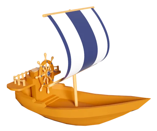 Bote  3D Illustration