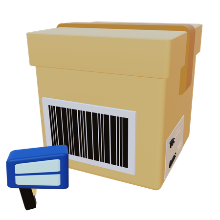 Barcode Scanner  3D Icon