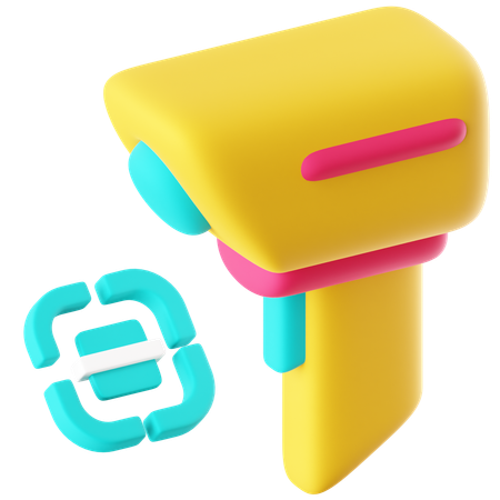 Barcode Scanner  3D Icon