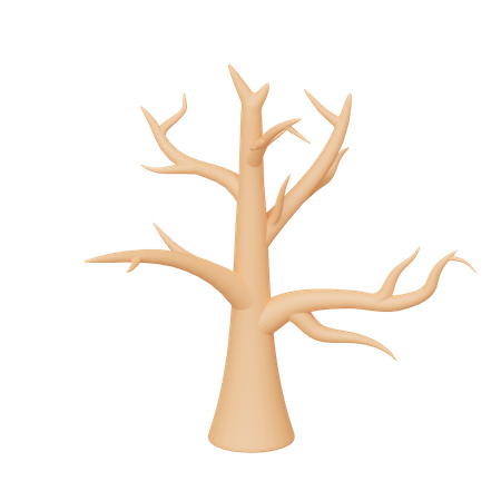 Bare Tree  3D Icon