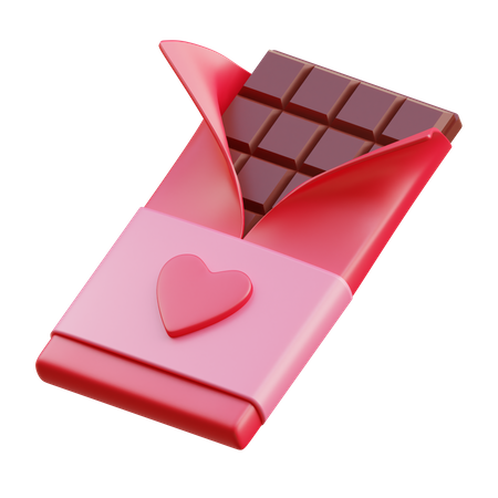 Barra de chocolate  3D Icon