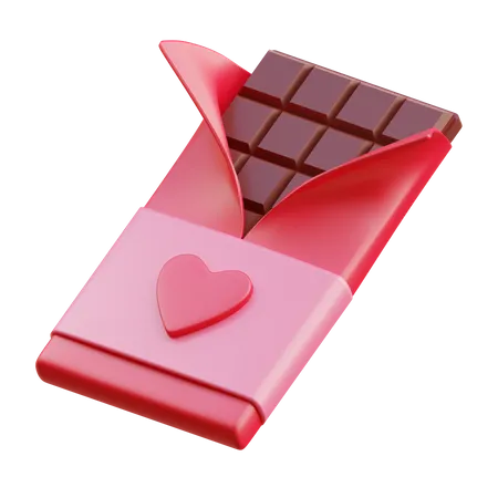 Barra de chocolate  3D Icon