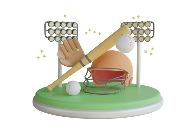 Baseball  3D Illustration