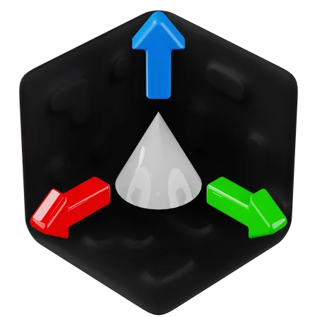 Basic Cone Object  3D Icon