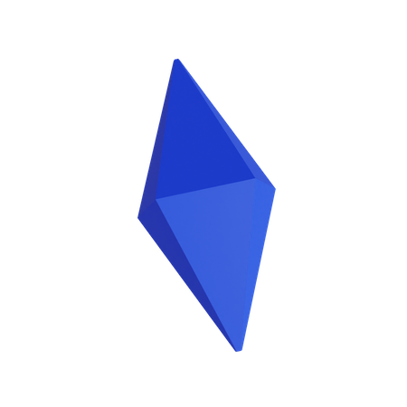 Basic Gem  3D Illustration