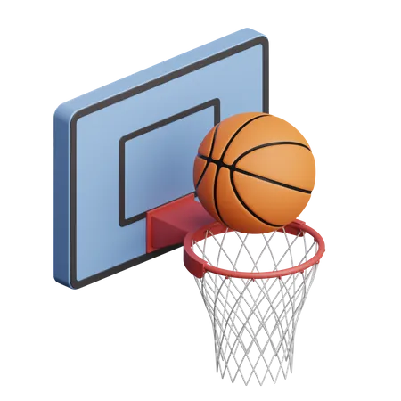 Basket-ball  3D Icon