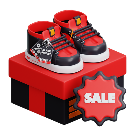 Soldes de baskets  3D Icon