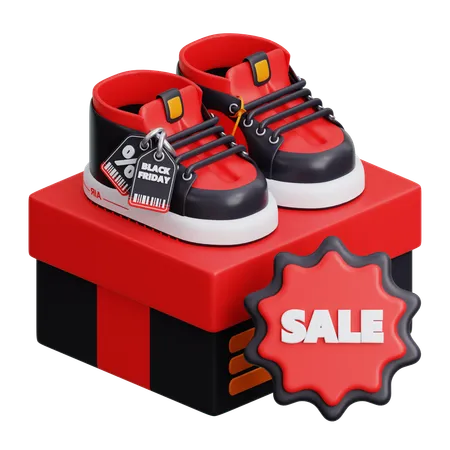 Soldes de baskets  3D Icon