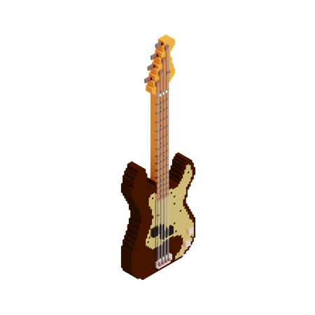 Bass  3D Illustration