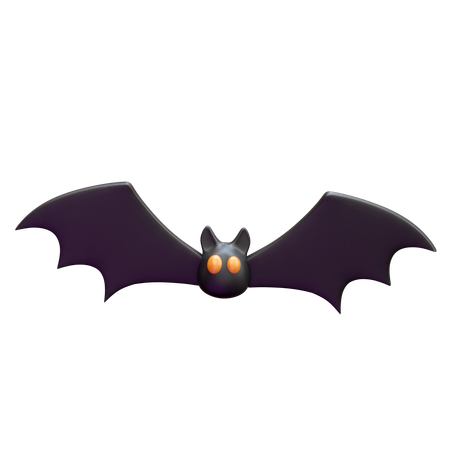 Halloween Bat  3D Icon