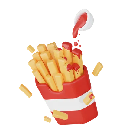 Fritas  3D Icon