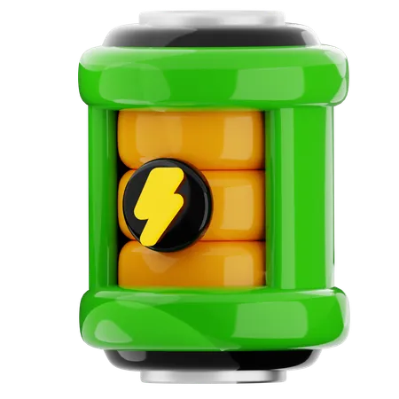 Bateria  3D Icon