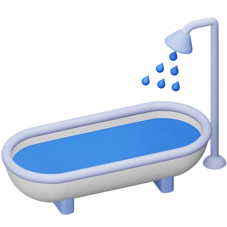 Bathtub  3D Icon