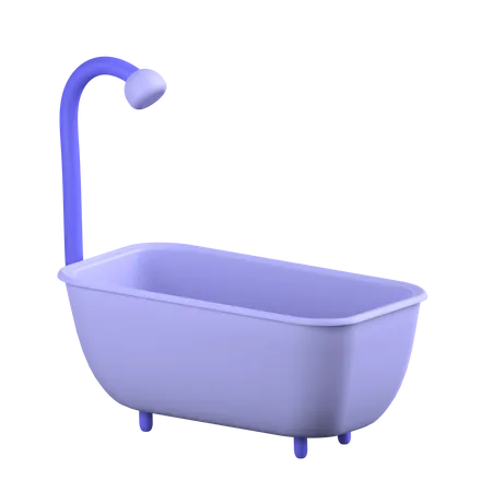 Bathtub  3D Illustration