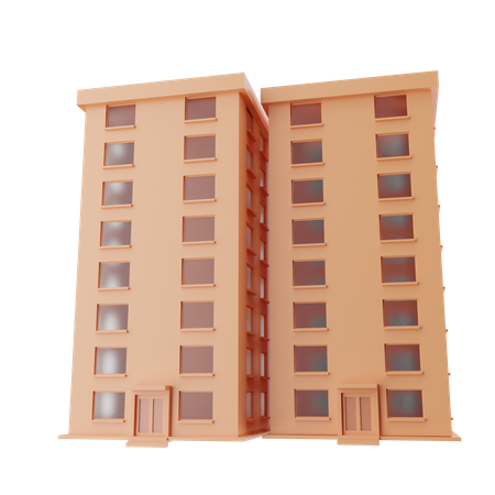 Bâtiment  3D Icon