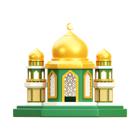 Bâtiment de la mosquée  3D Icon