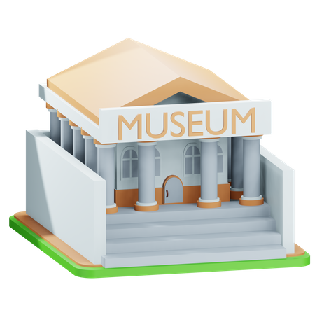 Bâtiment du musée  3D Icon