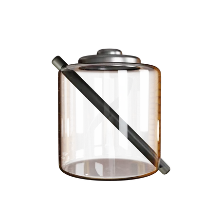 Batterie gekreuzt  3D Icon