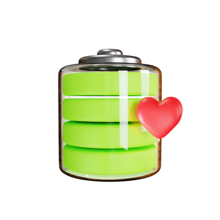 Santé de la batterie  3D Icon