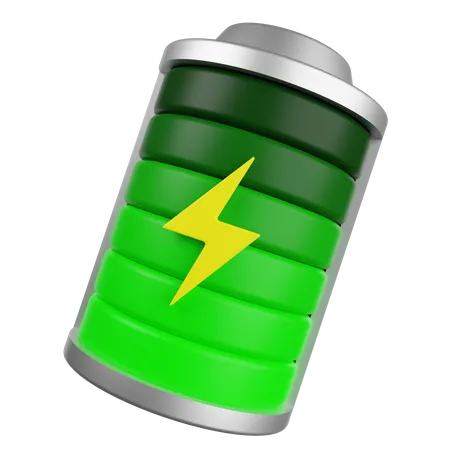 Battery Charge  3D Illustration