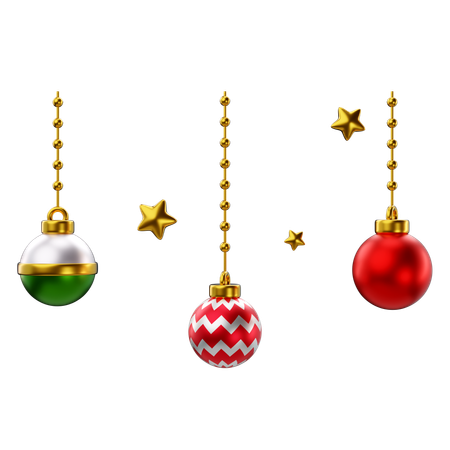 Baubles Balls  3D Icon