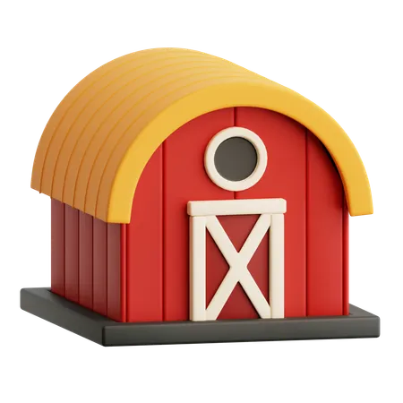 Bauernhof  3D Icon