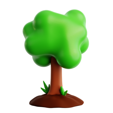 Bauernhof Baum  3D Icon