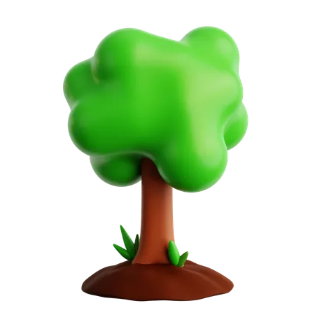 Bauernhof Baum  3D Icon