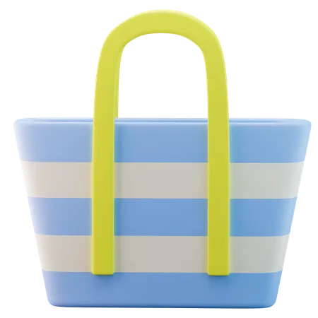 Beach Bag  3D Icon