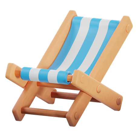 BEACH BENCH  3D Icon