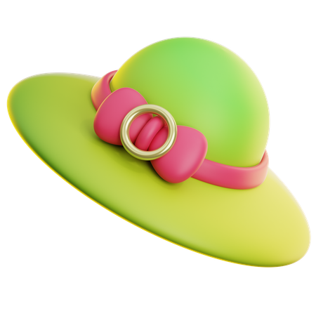 BEACH HAT  3D Icon