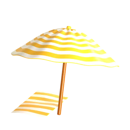 Beach Umbrella  3D Icon