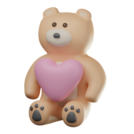 Bear Doll  3D Icon