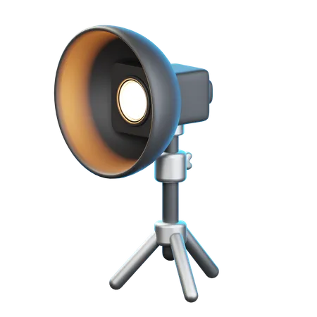 Beauty Dish Lighting  3D Icon