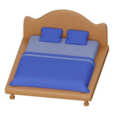 Bed  3D Icon