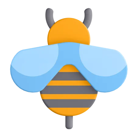 Bee  3D Illustration