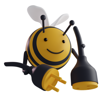 Bee Broken Link  3D Icon