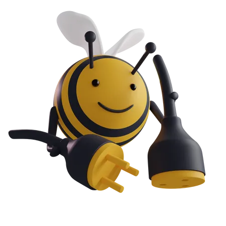 Bee Broken Link  3D Icon