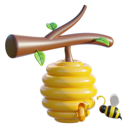 Beehive  3D Icon