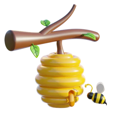 Beehive  3D Icon